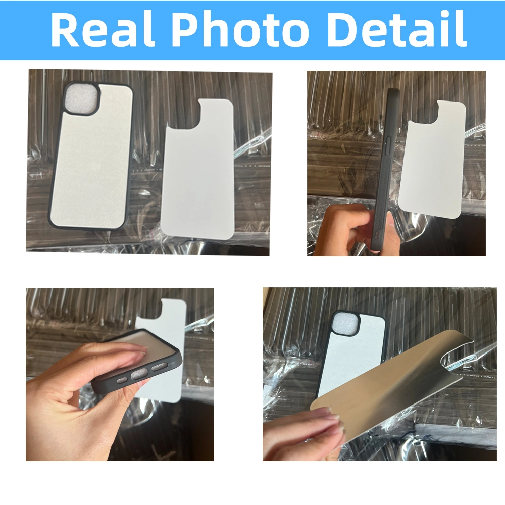 Sublimation Phone Cases Blank Wholesale 2D TPU Aluminum Plate Cell Phone Case