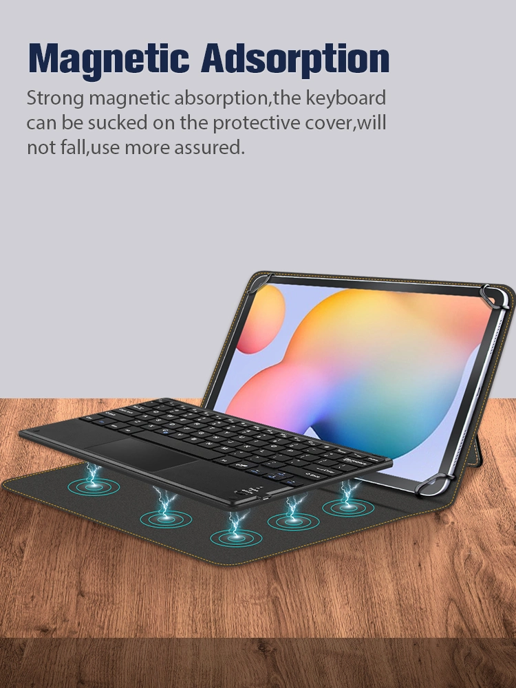 Universal Bluetooth Keyboard Case for iPad 9.7 10.2 10.9 11 Inch Samsung Galaxy Tab Lenovo Tab with Touchpad Tablet Case Manufacture