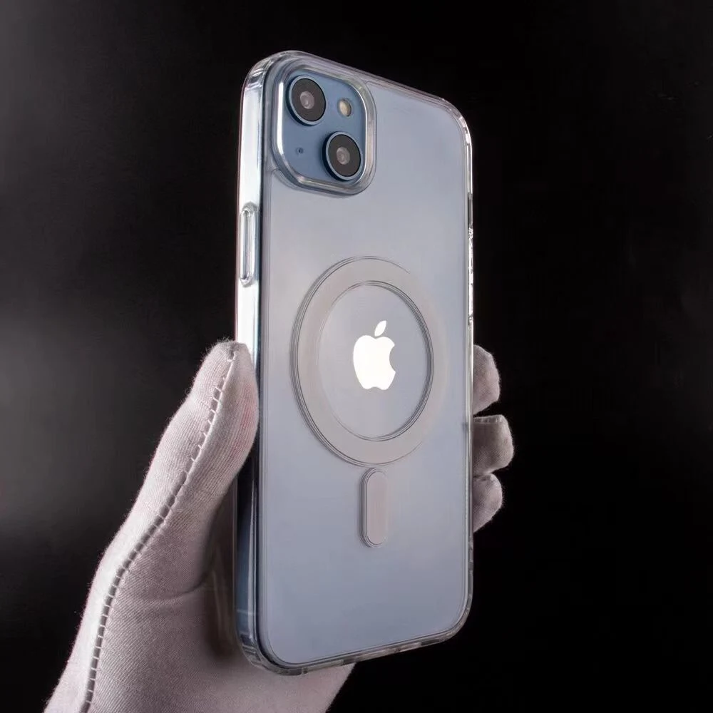 Magnetic Magsafes Transparent Clear Phone Case for iPhone 12