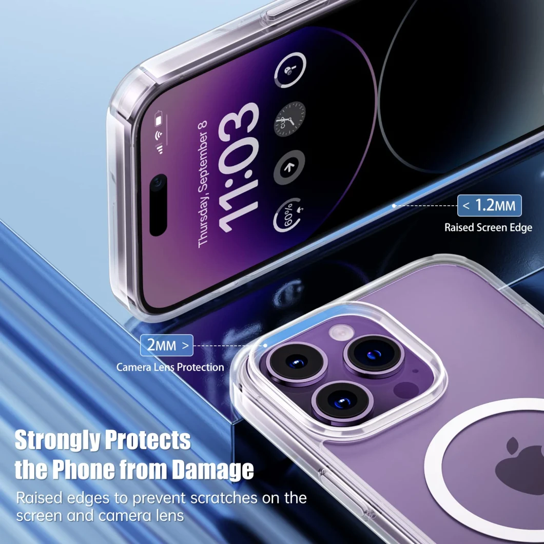 Support Dropshipping Shockproof Magsafe Transparent TPU Phone Cases for iPhone Case iPhone 13 PRO Max Case 14 Mobile Cell Mobile Phone Accessories Phone Cover