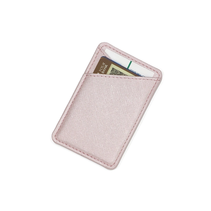 Mobile Phone Card Sleeve with Ring Buckle Customized Plug-in Multi-Function Bracket Mobile Phone Card Sleeve Factory