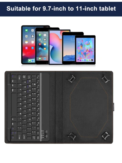 Universal Bluetooth Keyboard Case for iPad 9.7 10.2 10.9 11 Inch Samsung Galaxy Tab Lenovo Tab with Touchpad Tablet Case Manufacture