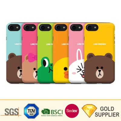 High Class Custom TPU PC Silicone Hybrid Leather Plastic Mobile Phone Cover Case Accessories Waterproof Cute Animal Pattern Universal Ultra Thin Cellphone Case