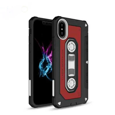 New Nostalgic Video Tape PC+TPU Phone Case for iPhone X