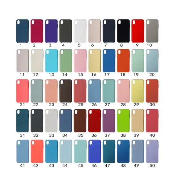 Wholesale Price Mobile Phone Silicone Case for iPhone7 Xr 14 PRO Max Back Cover Soft Shell Cell Phone Accessories