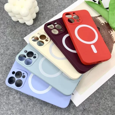 Magnetic Phone Case for IP 14 PRO Max Case Protective Back Cover Magnetic Cell Phone Case