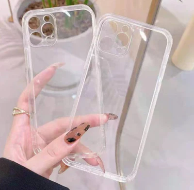 Soft TPU Clear Phone Cases for iPhone X 11 12 13 14 Min PRO Max