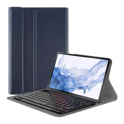 Wireless Keyboard Case for Samsung Galaxy Tab S8 2022 11inch Sm X706 Tablet Leather Cover Factory Wholesales