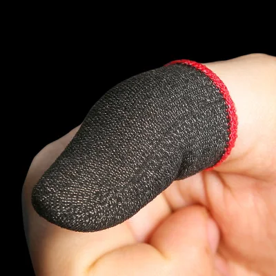 Breathable Sweat-Proof Phone Gaming Gloves Anti-Sweat Fingertips Touch Screen Finger Sleeves