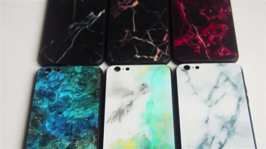 Marble Design TPU Tempered Glass Phone Back Cover Case for Huawei P Smart 2021 Mate 40 PRO